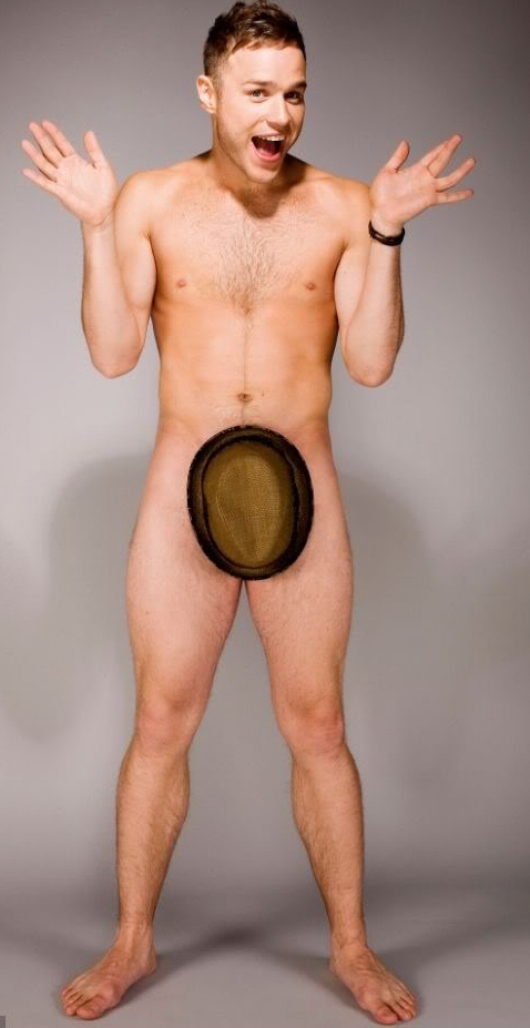 Half Nude Olly Murs. 