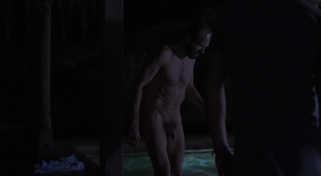 Ralph Fiennes Nude in A Bigger Splash
