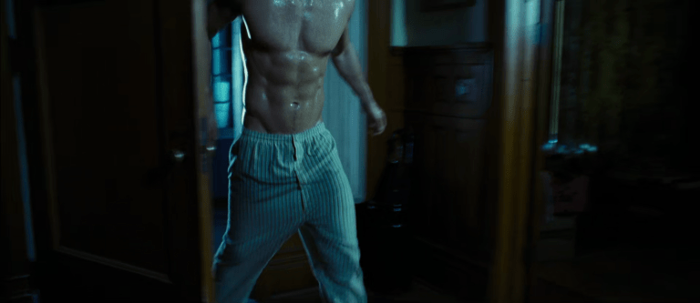 Ryan Reynolds shirtless in sweat pants