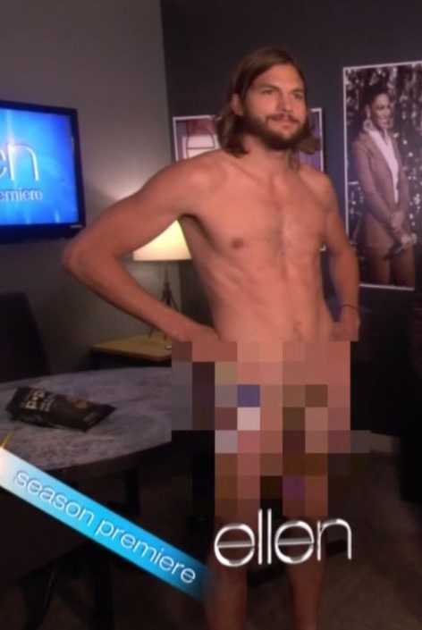 Ashton Kutcher Naked Ellen