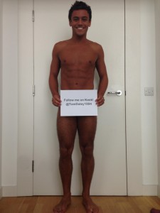 Tom Daley Almost Nude