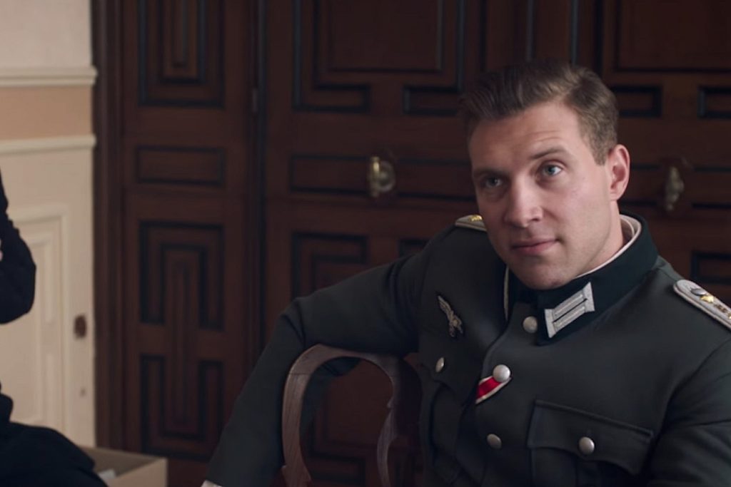 Jai Courtney Naked in The Exception