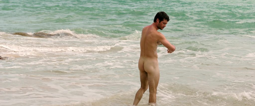 Dylan O'Brien naked in Send Help 